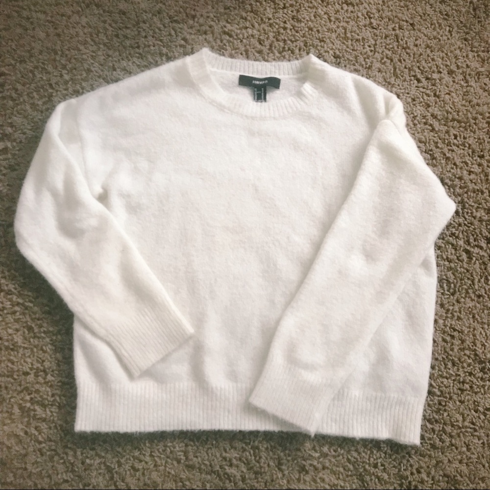 White Forever 21 Sweater